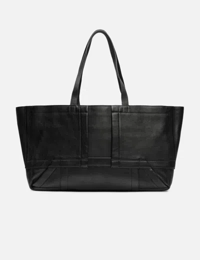 Alexander Wang Pack Tote In Leather Large In Black