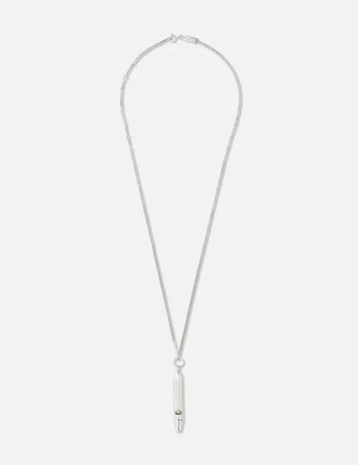 Avgvst Whistle On A Chain In Silver