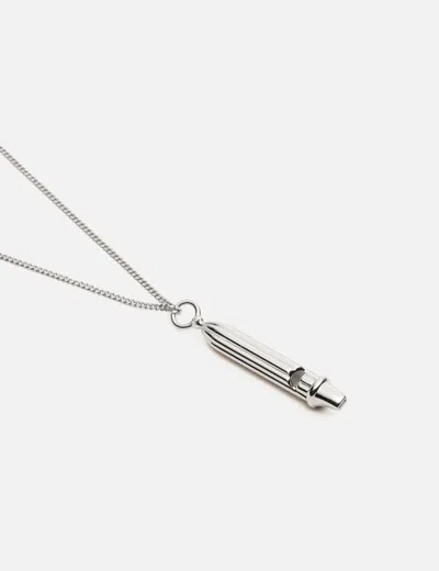 Avgvst Whistle On A Chain In Silver