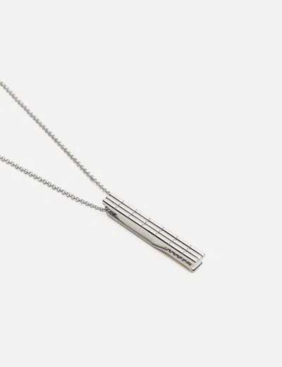 Avgvst Tie Clip On A Chain In Metallic