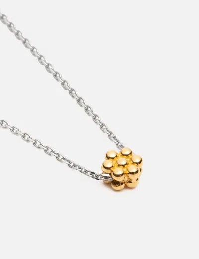 Avgvst Beaded Flower Necklace In Multi