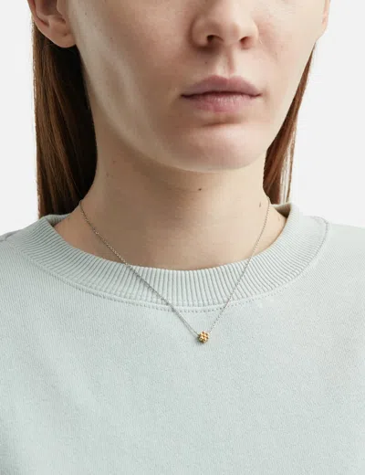 Avgvst Beaded Flower Necklace In Multi