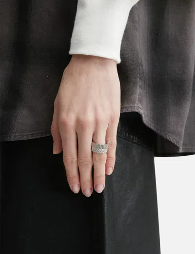 Avgvst Mixed Beads Ring In Silver