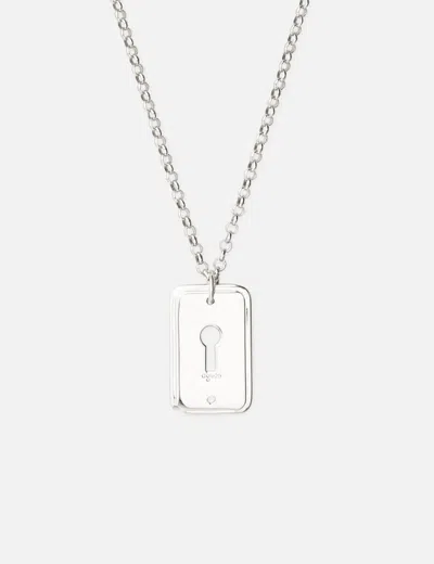 Avgvst X Inès Mélia Keyhole Necklace In Silver