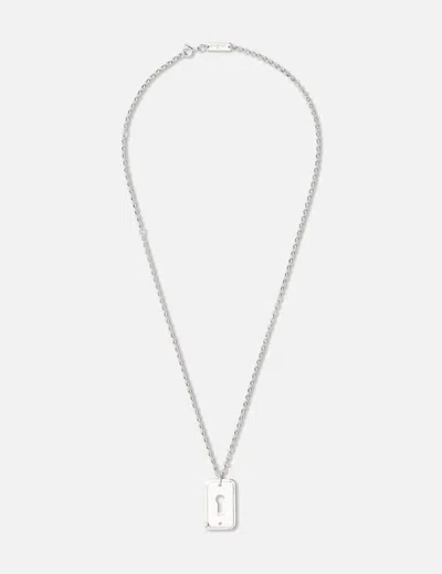 Avgvst X Inès Mélia Keyhole Necklace In Silver