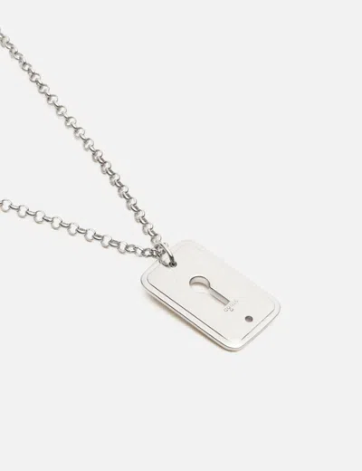 Avgvst X Inès Mélia Keyhole Necklace In Silver