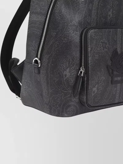 Etro Arnica Backpack Top Handle Adjustable Straps In Multi