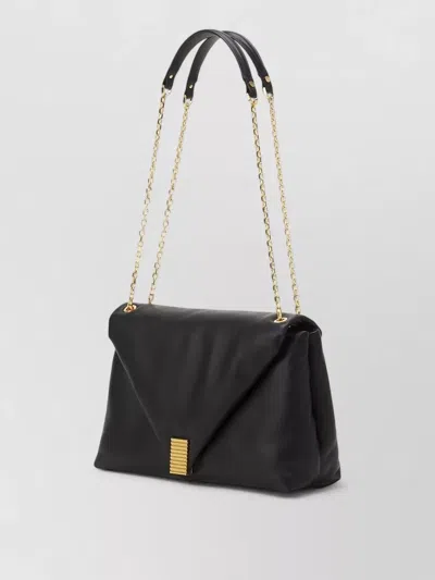 Lanvin Arpege Concerto Shoulder Bag Chain Strap In Black