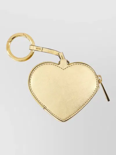 Versace Coin Keychain In Gold