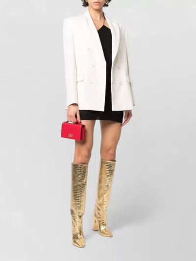 Valentino Vlogo Signature Chain Wallet And Handle In Brown