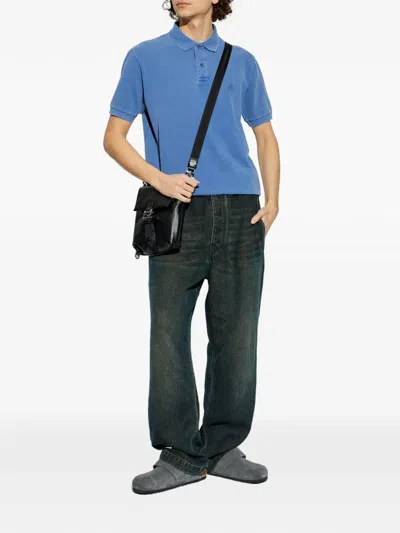 Isabel Marant Afko Polo Shirt In Blue