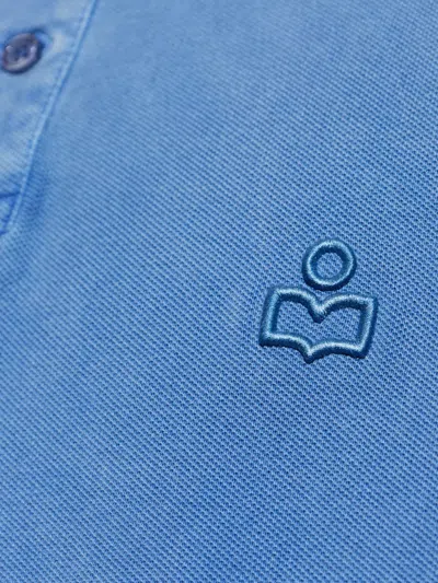 Isabel Marant Afko Polo Shirt In Blue