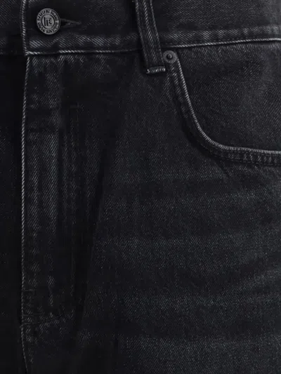 Balmain Men Loose-fit Denim Jeans In Black