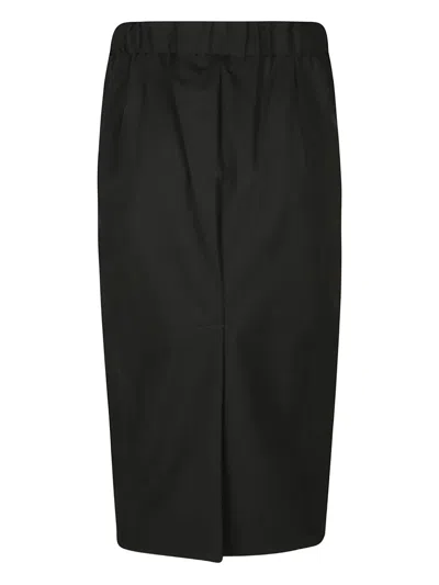 Sa Su Phi Elasticated Skirt In Black