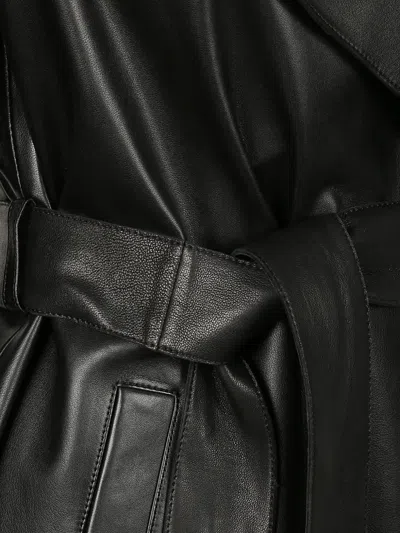 Nour Hammour Kerri Belted Jacket In Black