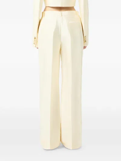 Blumarine Wide-leg Trousers In Neutral