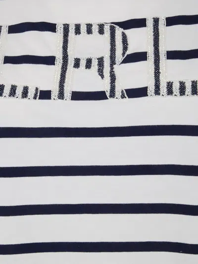 Ralph Lauren Striped T-shirt In White