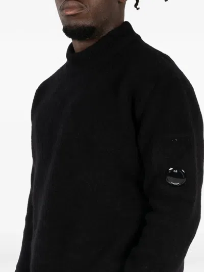 C.p. Company Turtleneck Sweater In Black
