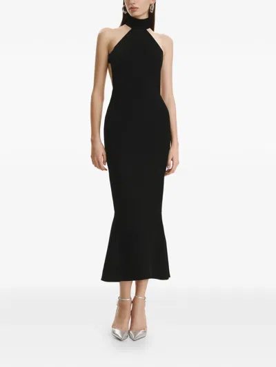 Vestiaire D'un Oiseau Libre Open-back Midi Dress In Multi