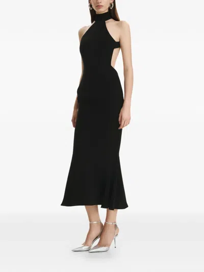 Vestiaire D'un Oiseau Libre Open-back Midi Dress In Multi