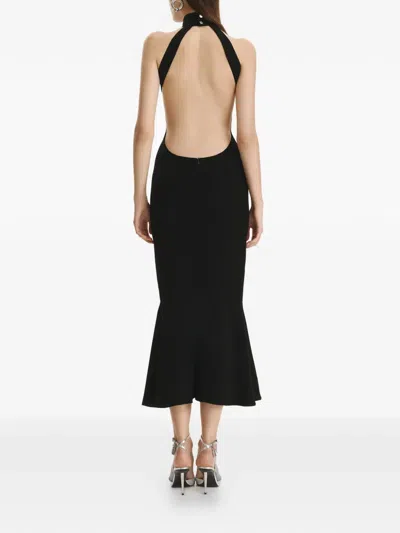 Vestiaire D'un Oiseau Libre Open-back Midi Dress In Multi