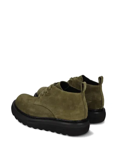 Premiata Lace-up Suede Boots In Multi