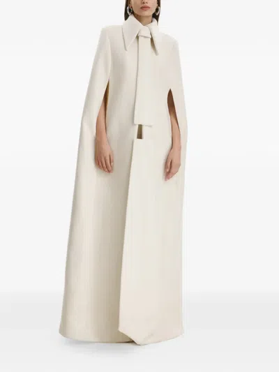 Vestiaire D'un Oiseau Libre Maxi Cashmere Coat In Neutral