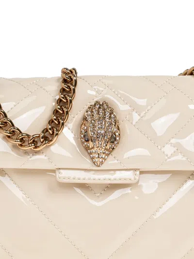 Kurt Geiger Mini Kensington Leather Tote Bag In Neutral