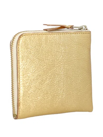 Comme Des Garçons Zip Small Wallet In Brown
