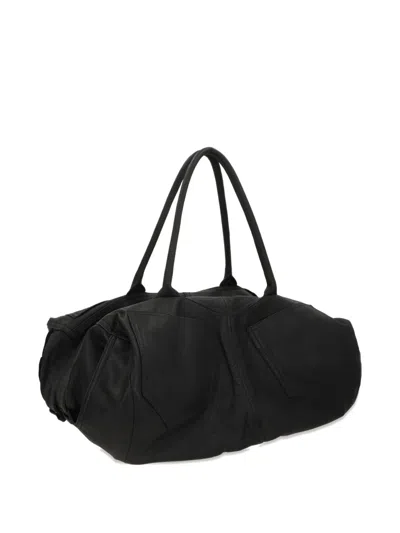 Hodakova Pocket Leather Shoulder Bag In Black