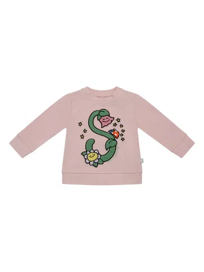 Stella Mccartney Floral-graphic Sweater In Brown