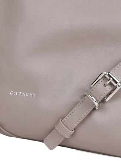 Givenchy Buckle Shoulder Bag In Gray
