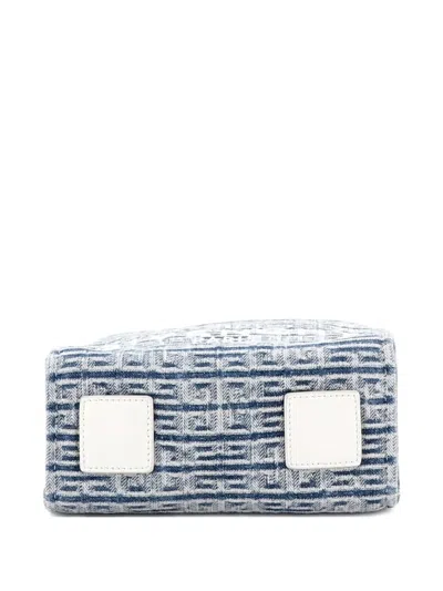 Pre-owned Givenchy G- 4g Denim Mini Tote Bag In Blue