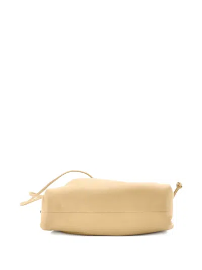 Pre-owned Bottega Veneta The Pouch Leather Mini Crossbody Bag In Yellow