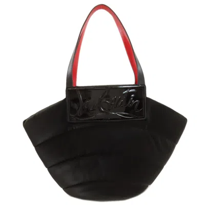 Pre-owned Christian Louboutin Black Nylon Tote Bag ()