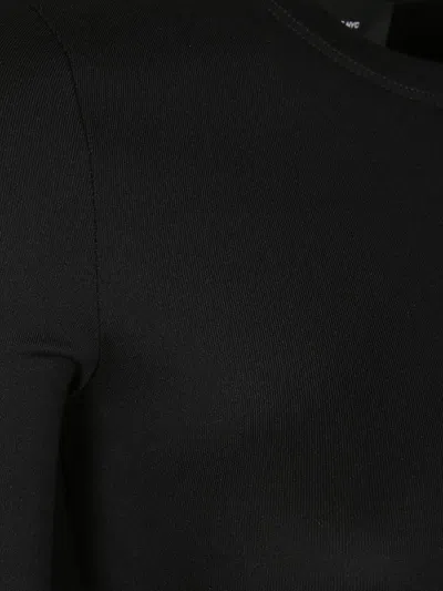 Wardrobe.nyc Black Opaque Long Sleeve T-shirt