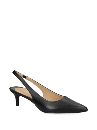 Ralph Lauren Slingback Point-toe Pumps In Black