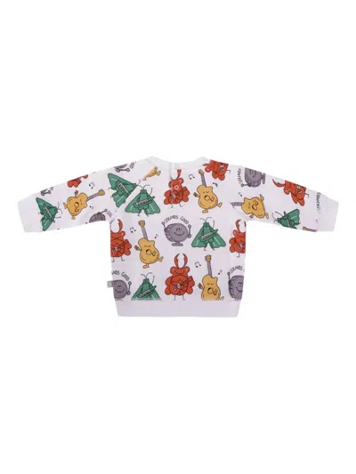 Stella Mccartney Musical-print Sweater In Purple