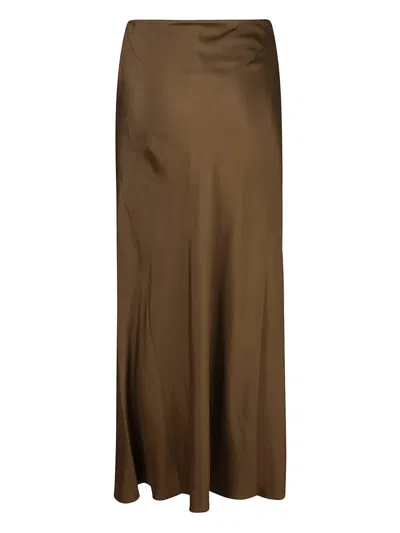 Petar Petrov Magnolia Skirt In Brown