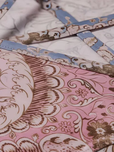 交叉背带荷叶边比基尼套装