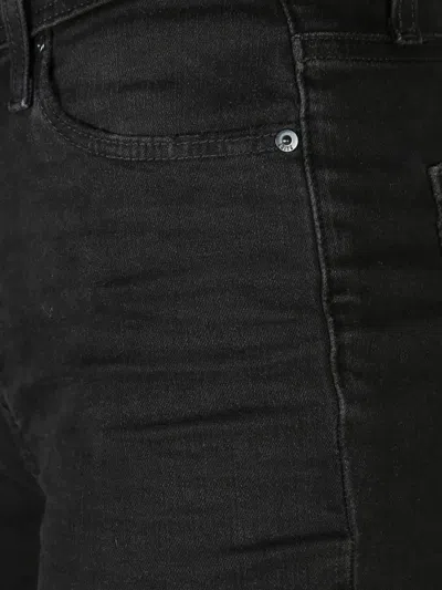 Paige Flare Black Jeans In Black