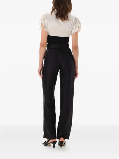 Manurí Daisy Short-sleeve Top In Black