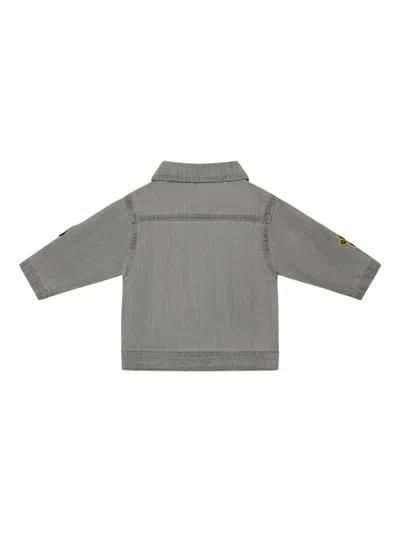 Stella Mccartney Music-appliqué Shirt In Gray