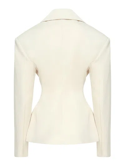 Jacquemus Jacket La Veste Norma In White