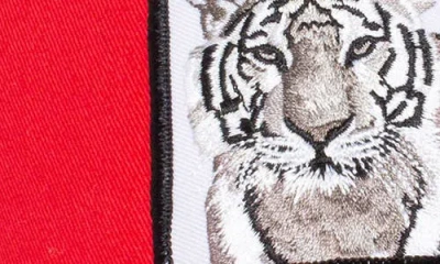 Goorin Bros . The White Tiger Patch Trucker Hat In Red