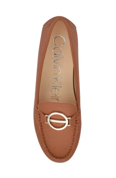 Calvin Klein Layne Buckle Loafer In Brown