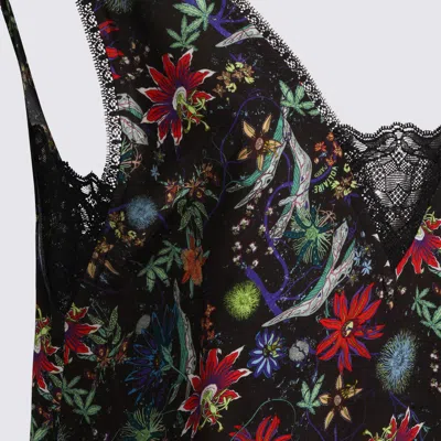 Zadig & Voltaire Renzo Lace-panel Floral-print Maxi Dress In Multi