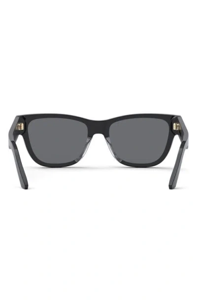Dior The Signature S6u 54mm Square Sunglasses In Black