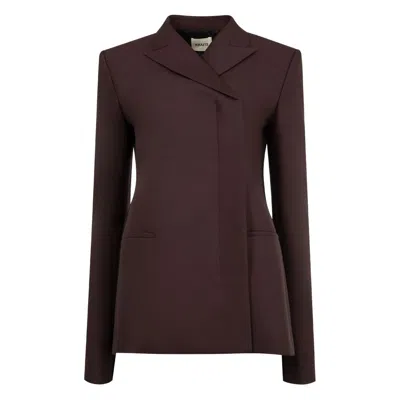 Khaite Jackets Brown In Brown