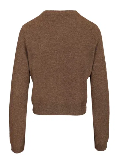 Lisa Yang Karia Cardigan Knitwear Brown In Brown